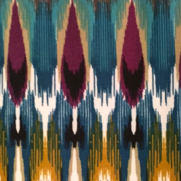 Women’s maxi skirt. Peacock colors. Size M-L - Picture 2 of 4